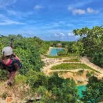 Atracciones vistas desde arriba de Scape Park At Cap Cana