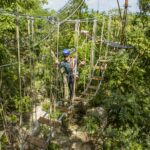 Escalando en la naturaleza