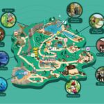 Mapa de atracciones de Scape Park At Cap Cana en República Dominicana